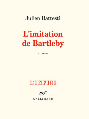 cover image of L'imitation de Bartleby